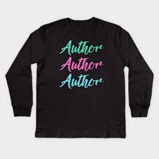 Author Design Kids Long Sleeve T-Shirt